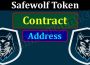 Safewolf Token Contract Address (May 2021) Price, Chart!