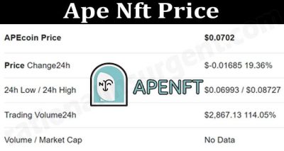 Ape Nft Price (June) Chart, How To Buy Contract Address