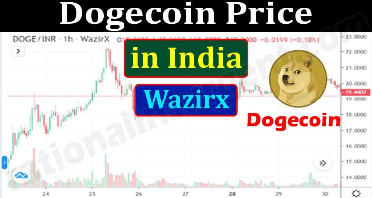 Dogecoin Price in India Wazirx 2021.