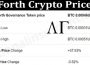 Forth Crypto Price 2021.