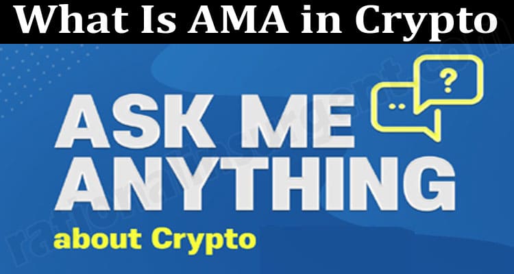 what does ama stand for in crypto