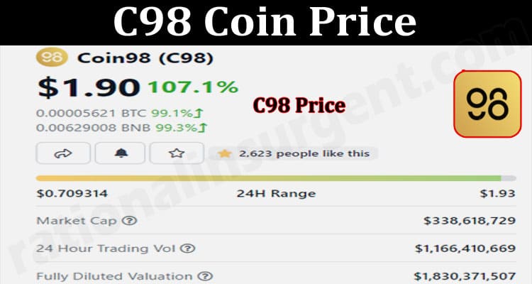 C98 Coin Price 2021.