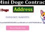 Mini Doge Contract Address