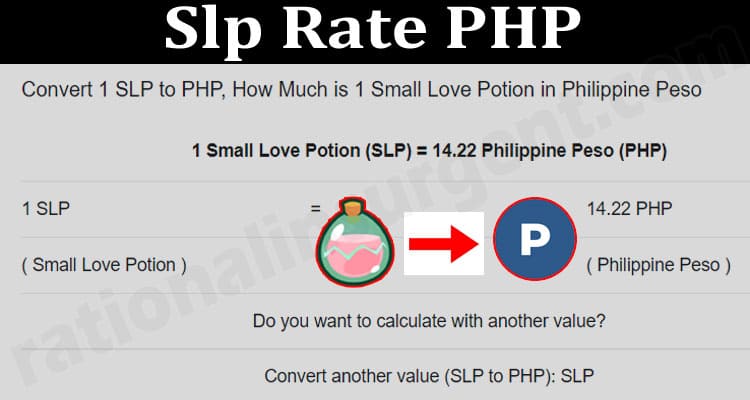 Slp Rate PHP 2021..