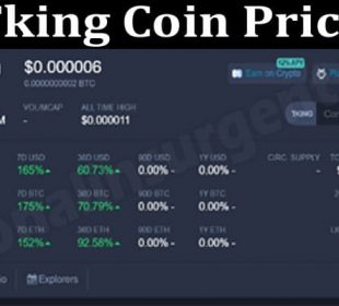 Tking Coin Price 2021.