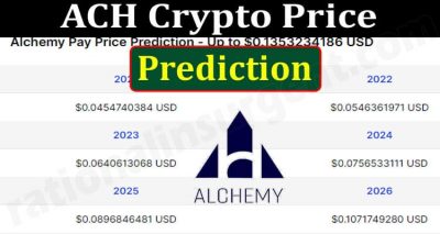 About General Information ACH Crypto Price Prediction