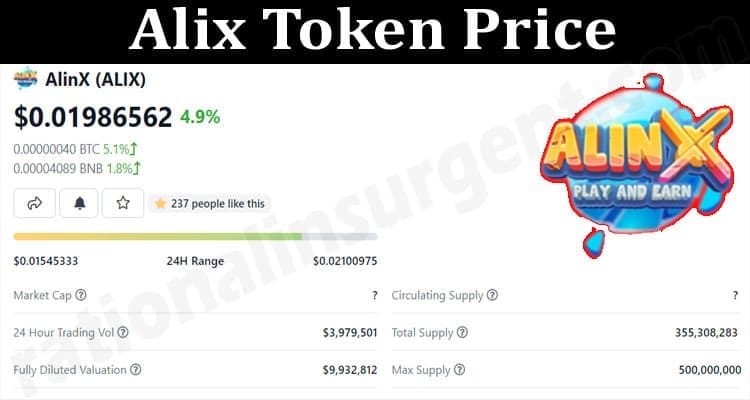 About General Information Alix Token Price