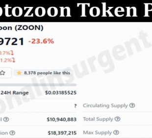 About General Information Cryptozoon Token Price