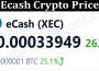 About General Information Ecash Crypto Price