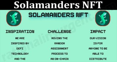 About General Information Solamanders NFT