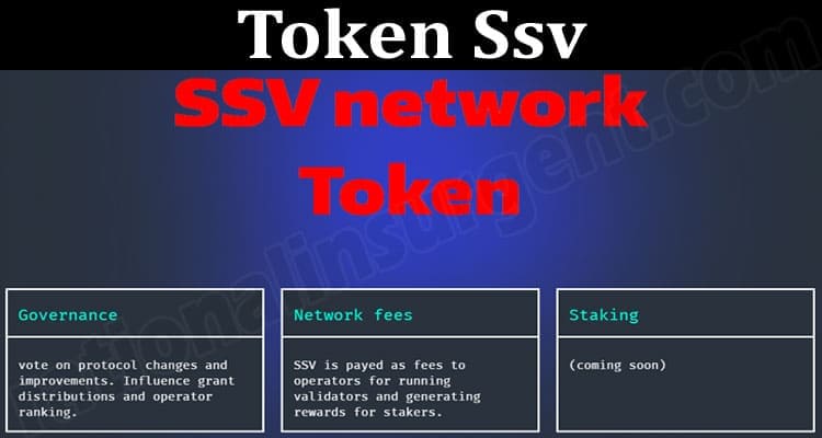 About General Information Token Ssv