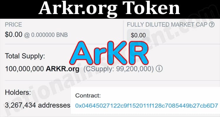 About General Information Arkr.org Token