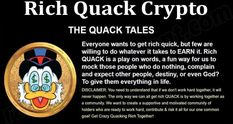 About General Information Rich Quack Crypto