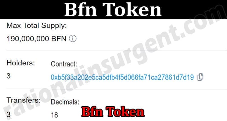 About Geeral Information Bfn Token