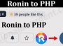 About Gebrral Information Ronin to PHP