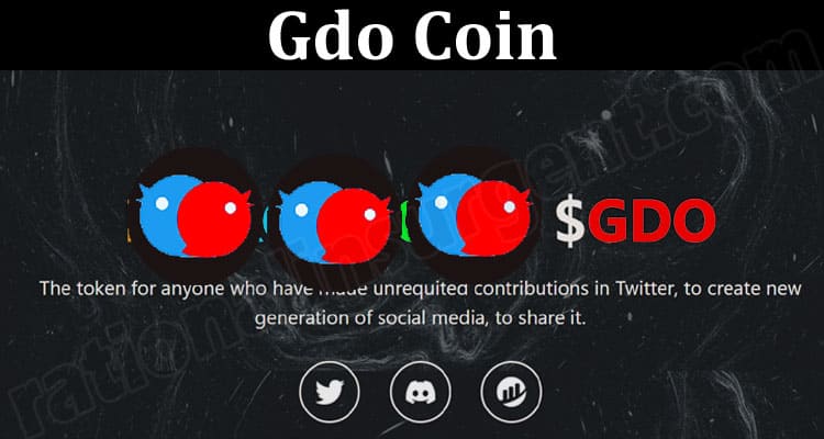About Gemneral Information Gdo Coin