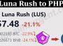 About General Information Luna Rush to PHP