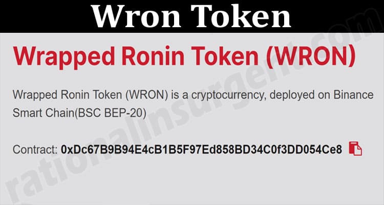 About General Information Wron Token