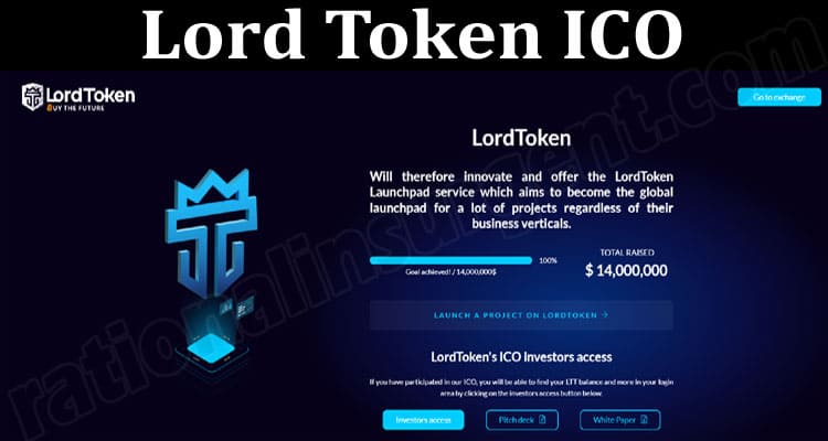 About General Information Lord Token ICO