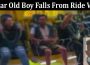 Latest News 14 Year Old Boy Falls From Ride Video
