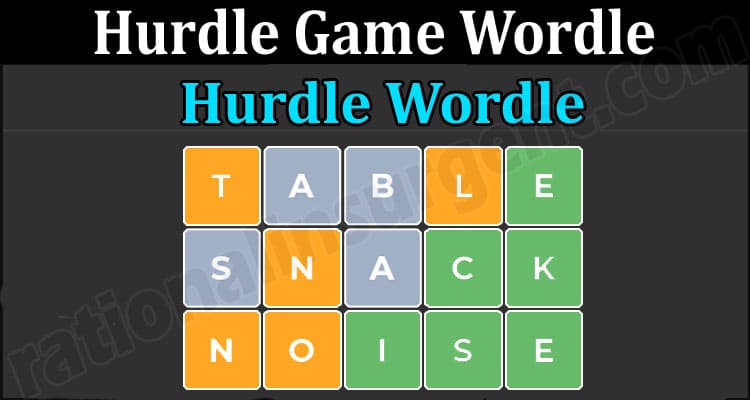Latest News Hurdle Game Wordle