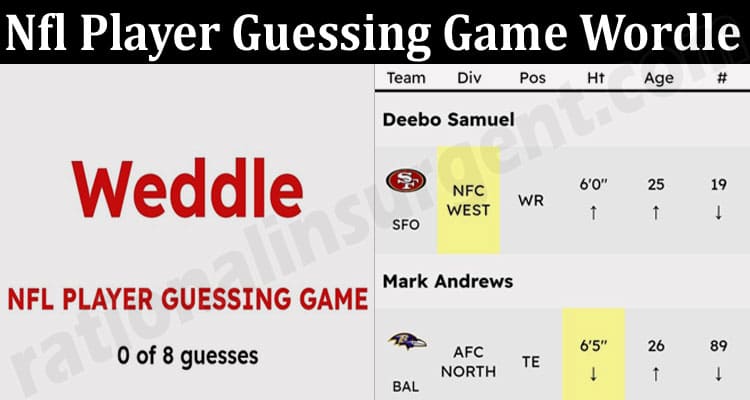 Latest News Nfl Player Guessing Game Wordle