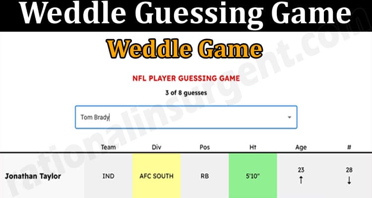 Latest News Weddle Guessing Game