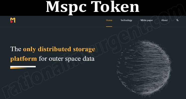 About General Information Mspc Token