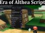 Latest News Era Of Althea Script