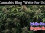 About General Information Cannabis Blog Write For Us