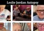 Latest News Leslie Jordan Autopsy