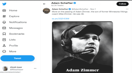 Did Adam Zimmer Kill Himself