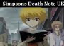 Latest News Simpsons Death Note UK