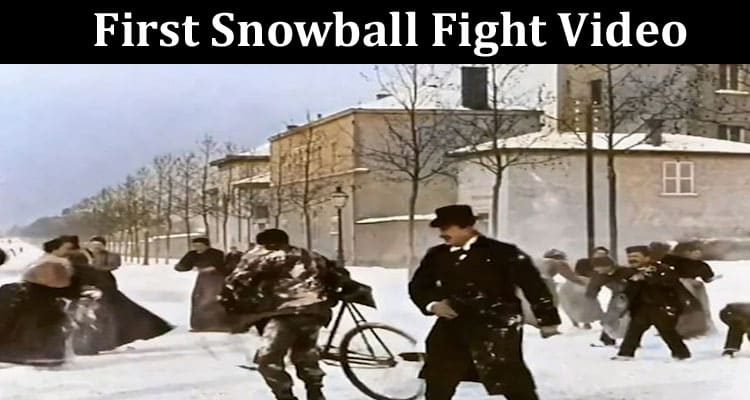 Latest News First Snowball Fight Video