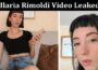 Latest News Ilaria Rimoldi Video Leaked