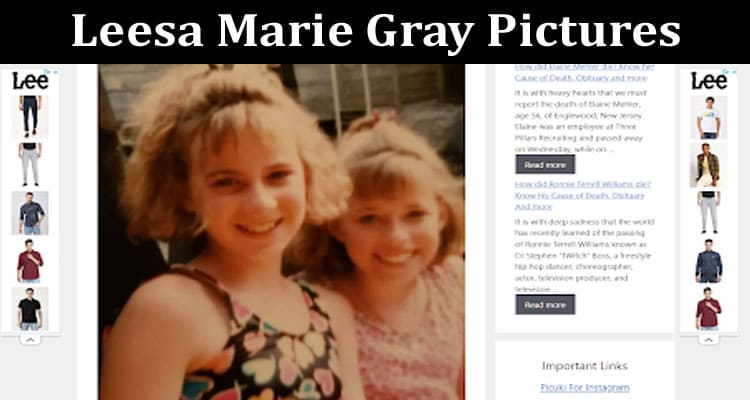 Latest News Leesa Marie Gray Pictures