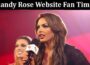 Latest News Mandy Rose Website Fan Time
