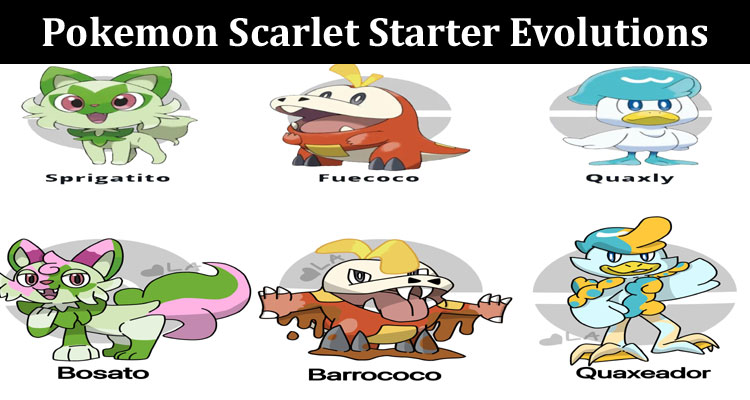 Latest News Pokemon Scarlet Starter Evolutions