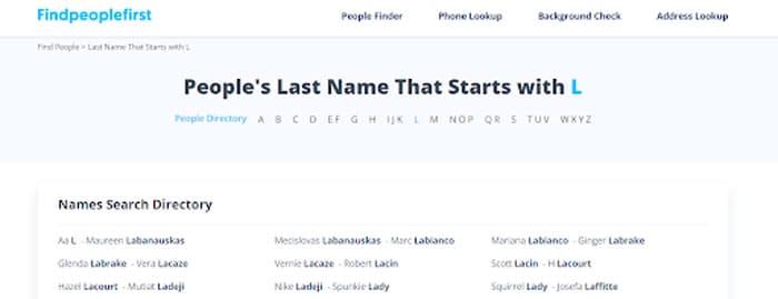 Use A People Search Site To Find Someone By Their Last Name