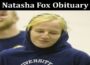 Latest News Natasha Fox Obituary