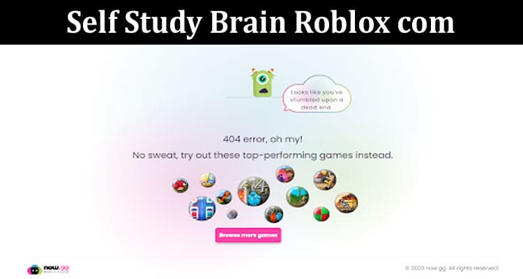 Latest News Self Study Brain Roblox com