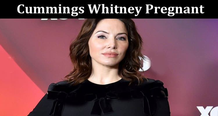 Latest News Cummings Whitney Pregnant