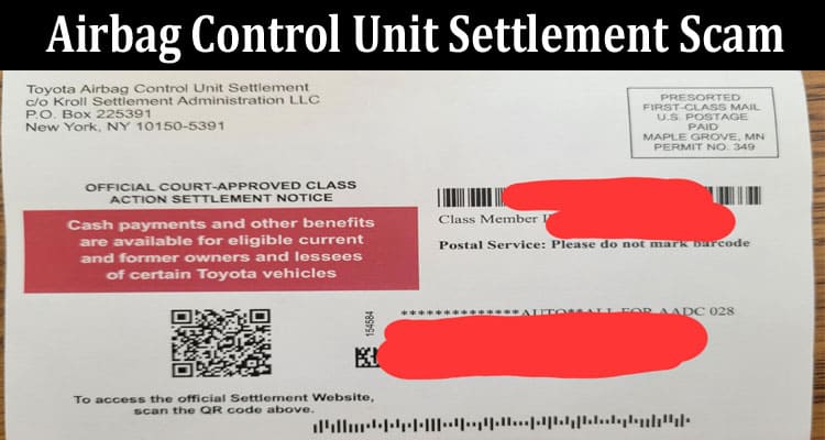 Latest News Airbag Control Unit Settlement Scam