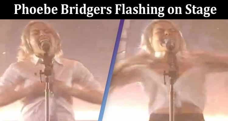 Latest News Phoebe Bridgers Flashing on Stage