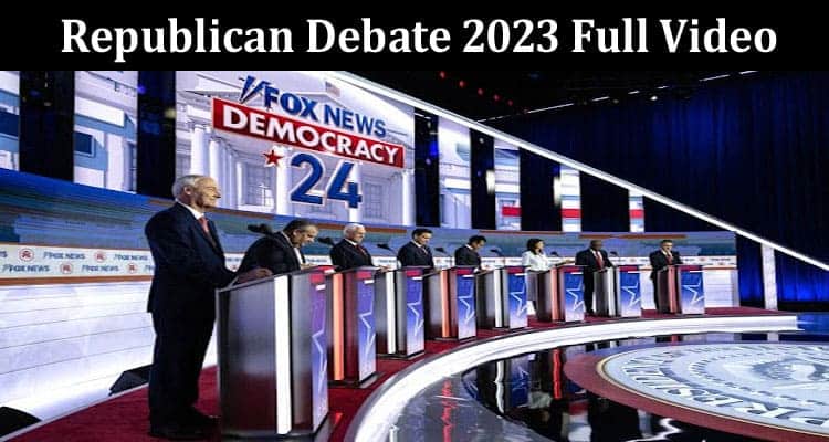 Latest News Republican Debate 2023 Full Video