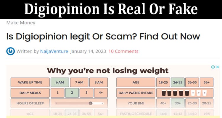 Digiopinion Is Real Or Fake Online Website Reviews