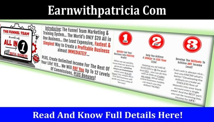 Earnwithpatricia com Online Website Reviews
