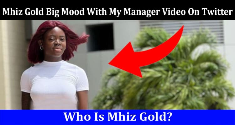 Latest News Mhiz Gold Big Mood With My Manager Video On Twitter