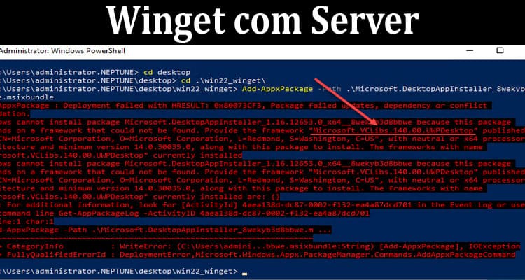 Latest News Winget com Server