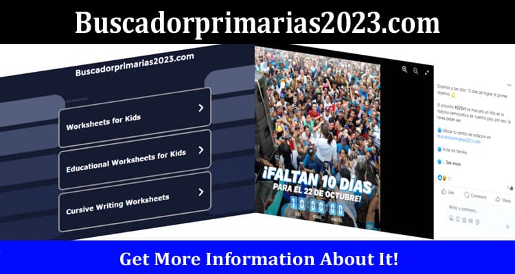 Buscadorprimarias2023.com Online Website Reviews